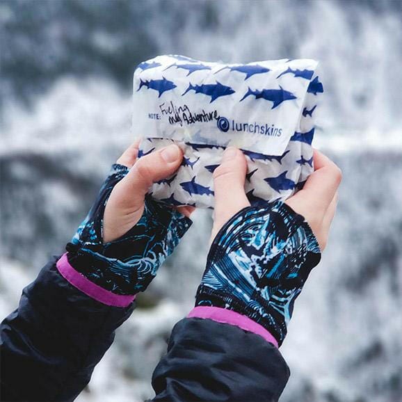 Image of Recyclable Sandwich Bags Shark - Lunchskins